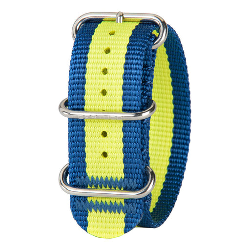 Bertucci DX3 Mariner Blue With Yellow Watch Bands | WatchCo.com