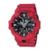 Casio G-SHOCK GA-700 Series Mens Red Resin Band Black Dial Casual Watch - GA700-4ACR - WatchCo.com