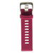 Garmin Quick Release Silicone Cerise 20mm Watch Bands | WatchCo.com