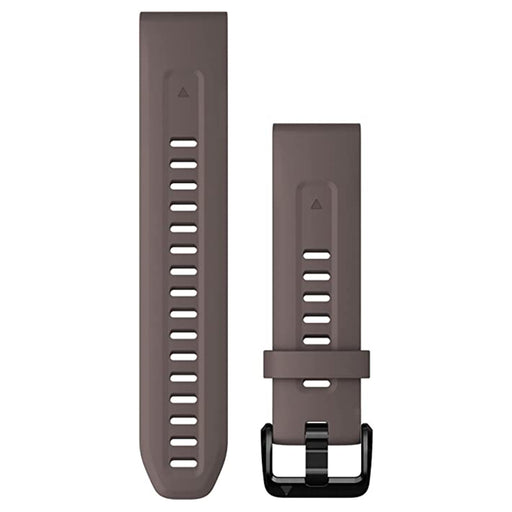 Garmin Unisex Shale Gray QuickFit 20 Silicone Watch Bands | WatchCo.com