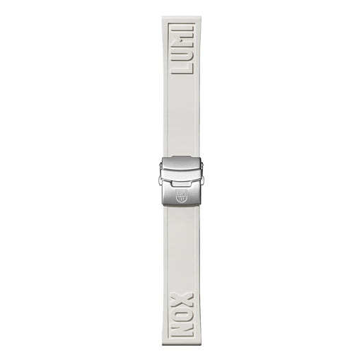 Luminox Men's White Rubber Cut-To-Fit Watch bands | WatchCo.com