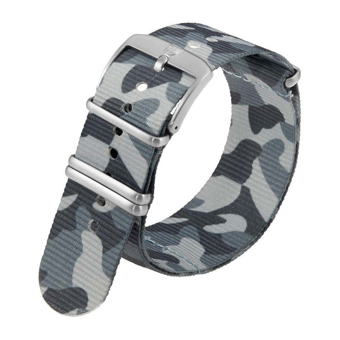Luminox Men's Camouflage Webbing Nylon Strap Stainless Steel 4 loops Watch Band - FNX.2401.80Q.K