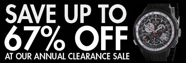 Save Up To 67% Off At The Annual Clearance Sale! - WatchCo.com