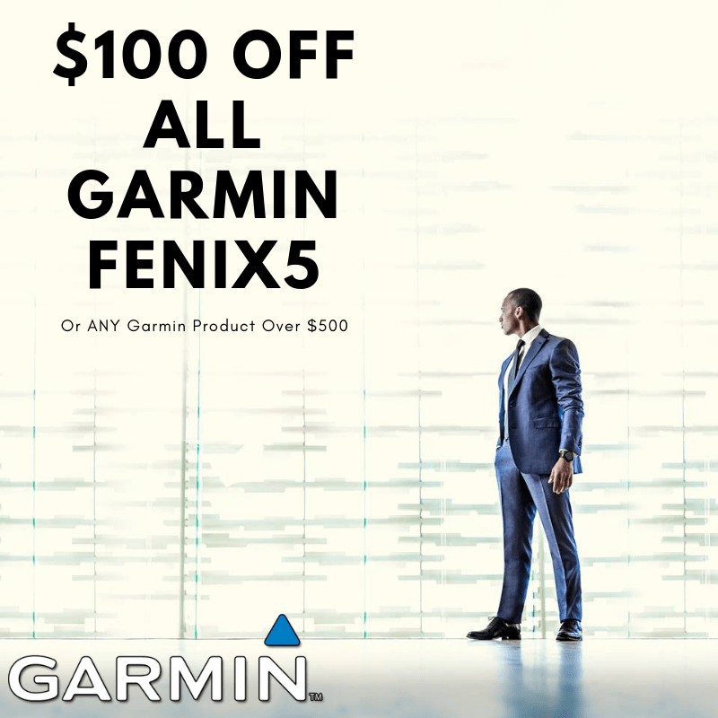 NOW: $100 Off Garmin Products - WatchCo.com
