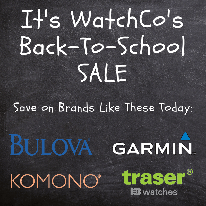 Our 2018 Back-To-School [SALE] Is Live! - WatchCo.com
