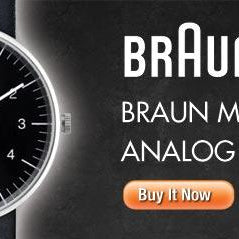 Featured Watch: Braun Men's Analog - WatchCo.com