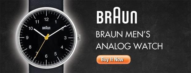 Featured Watch: Braun Men's Analog - WatchCo.com