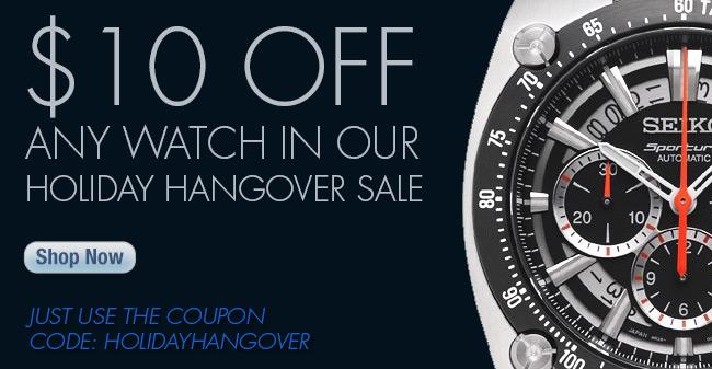 Holiday Hangover Sale