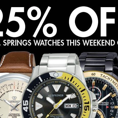 25% Off J. Springs Watches - WatchCo.com
