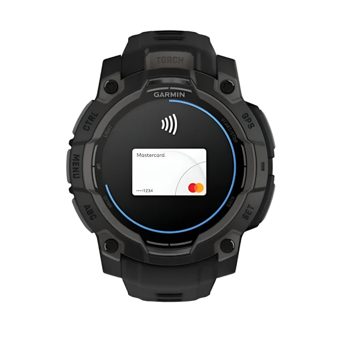 Garmin Instinct® 3 45 MM Unisex Black AMOLED Display Metal-Reinforced Bezel Built-in Flashlight Up To 18 Days Of Battery Life Rugged Outdoor GPS Smartwatch - 010-02936-00