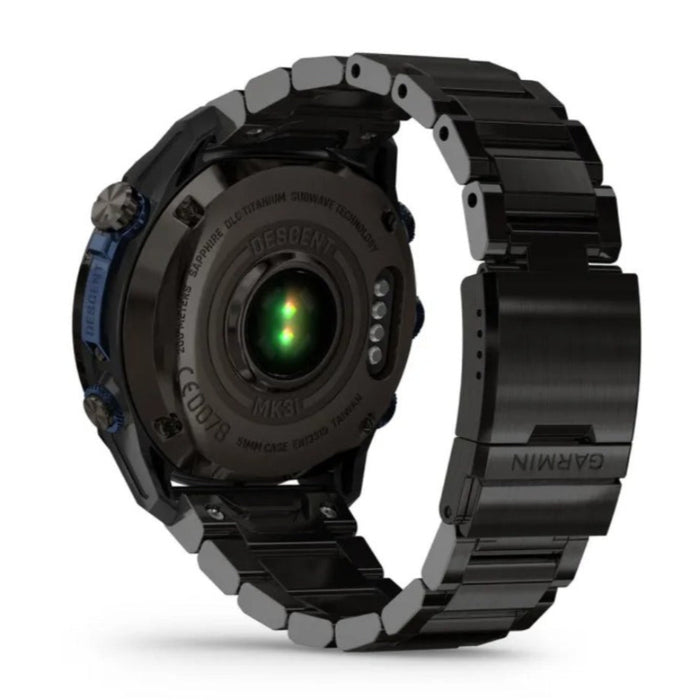 Garmin Unisex Black Descent Mk3i DLC 51mm Titanium Band Air Integration Dive Computer and Multisport GPS Smartwatch - 010-02752-13
