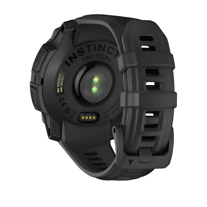 Garmin Instinct® 3 Tactical Edition 45MM Unisex Black Solar Charged Display Rugged Outdoor GPS Smartwatch - 010-02934-50