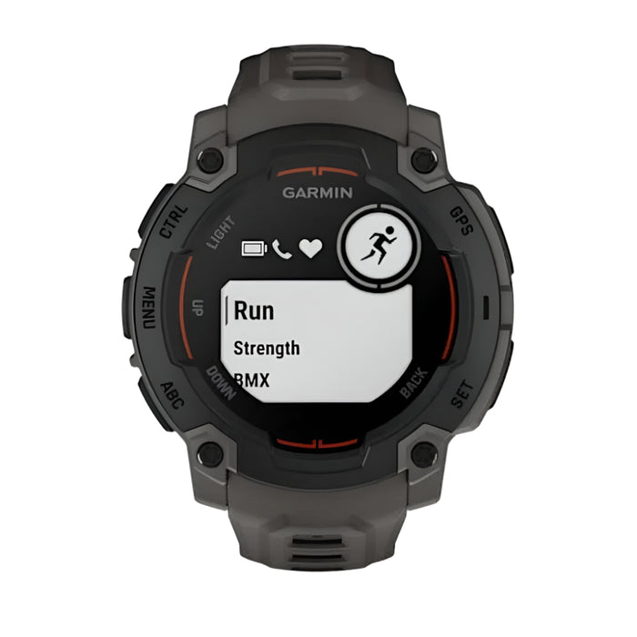 Garmin Instinct® E 45 MM Unisex Charcoal 24/7 Health Monitoring Wrist-Based Heart Rate Up To 16 Days Of Battery Life Rugged Outdoor GPS Smartwatch - 010-02933-00