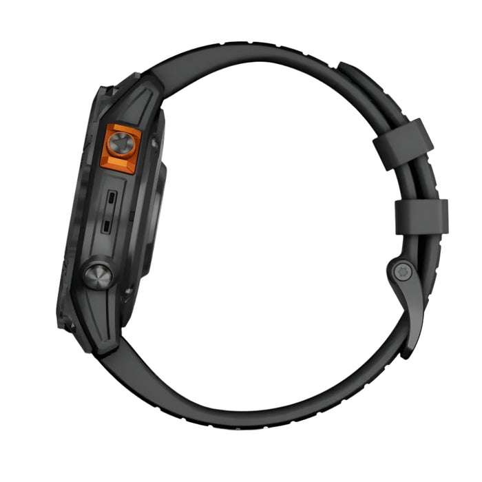 Garmin fēnix 7 Pro Men's Black Built-in Flashlight Solar Charging Capability Solar Edition (No Wi-Fi) Multisport GPS Smartwatch - 010-02777-02