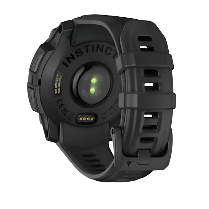 Garmin Instinct® 3 50 MM Unisex Charcoal AMOLED Display Metal-Reinforced Bezel Built-in Flashlight Up To 18 Days Of Battery Life Rugged Outdoor GPS Smartwatch - 010-03020-00