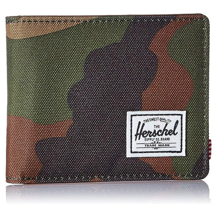 Herschel Unisex Woodland Camo/Tan Synthetic Leather One Size Polyester Hank RFID Wallet - 10368-00032-OS