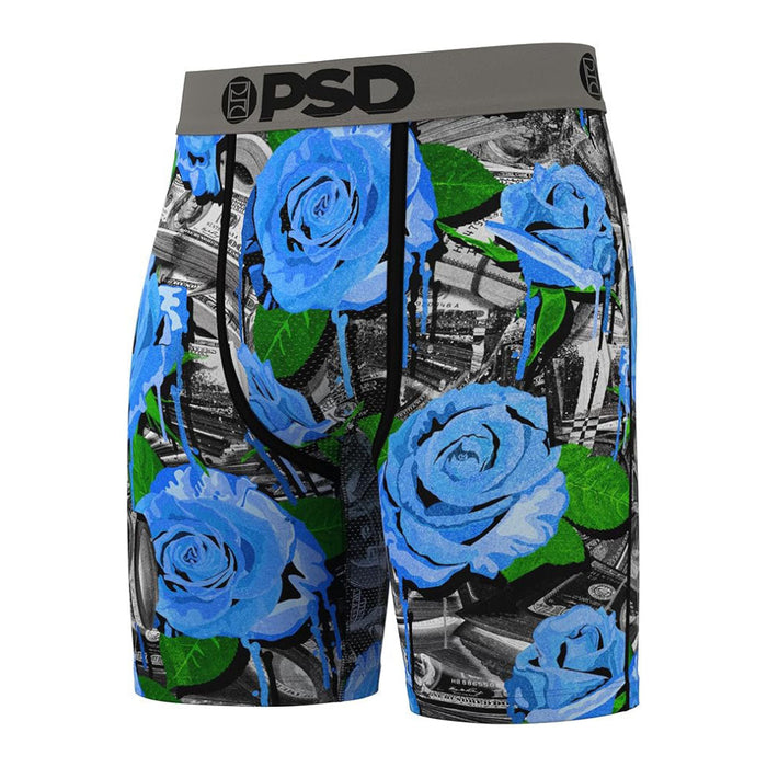 PSD Men's Multicolor Rose Drippin Boxer Briefs Extra Large Underwear - 325180051-MUL-XL
