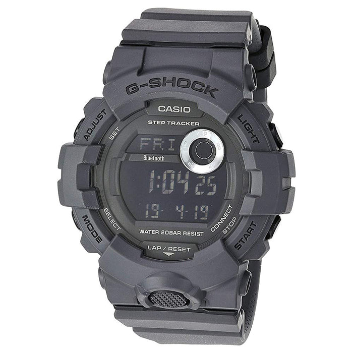 Casio Men's Black Dial Gray Resin Band G-Shock Power Trainer Step Counter Digital Quartz Watch - G-9300-1CR