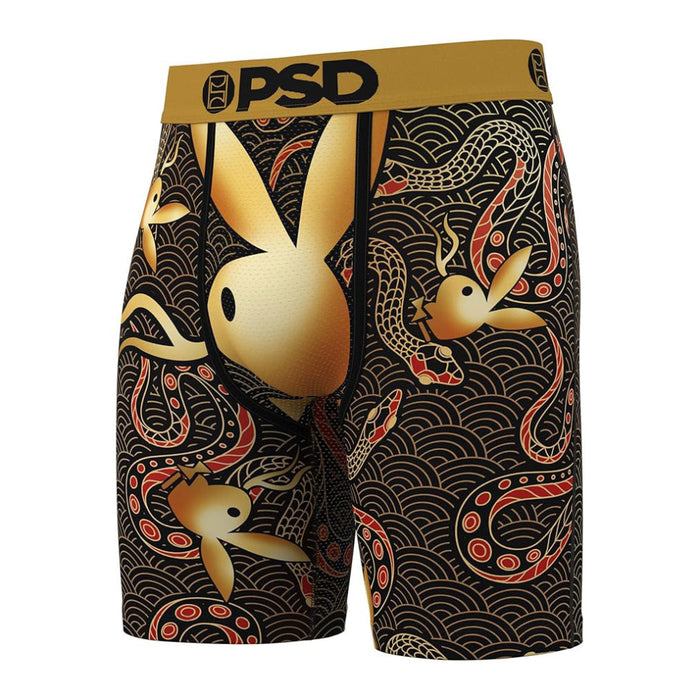 PSD Men's Multicolor Playboy Snake Boxer Briefs Extra Large Underwear - 425180012-MUL-XL
