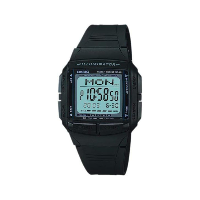 Casio Men's Gray dial Gray Band Digital Quartz Watch - DB-36-1AVDF
