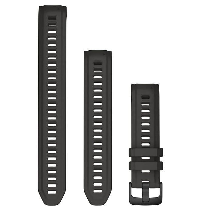 Garmin Unisex Black Slate Gray Band 20 mm Quick Release Watch Band -010-11251-AG