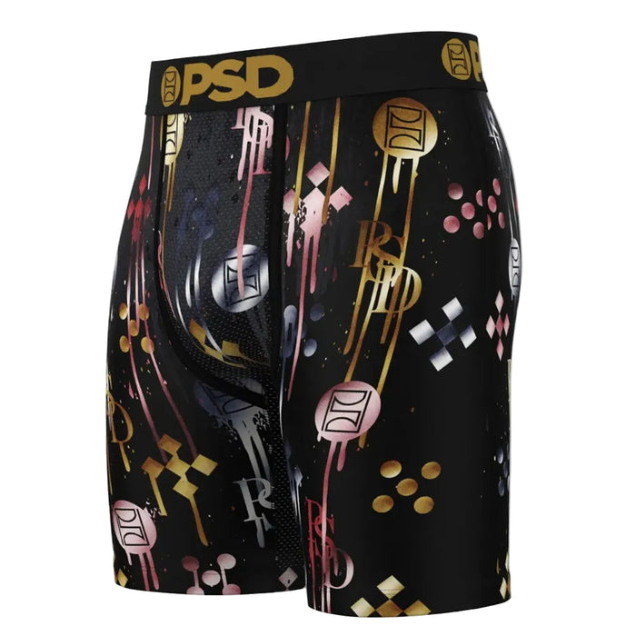 PSD Men's Multicolor Dark Metal Luxe Boxer Briefs Small Underwear - 424180052-MUL-S