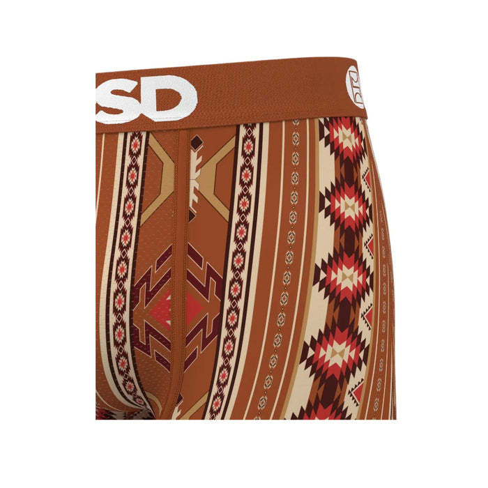 PSD Men's Multicolor Aztec Dust Boxer Briefs Small Underwear - 125180219-MUL-S