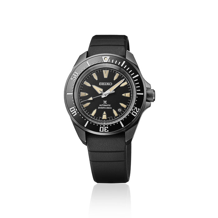 Seiko Prospex Sea Men's Black Dial Black Silicone Band Automatic Watch - SRPL15