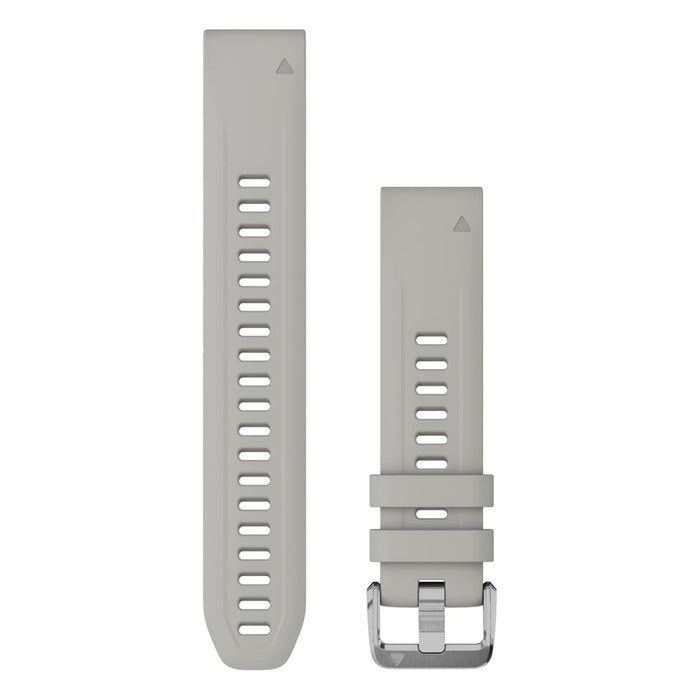 Garmin Unisex Fog Gray Silicone 20MM QuickFit Watch Band - 010-13358-00