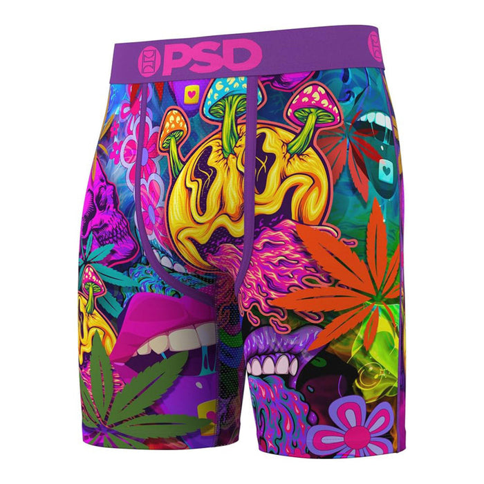 PSD Men's Multicolor Rave Blaze Boxer Briefs Large Underwear - 425180060-MUL-L