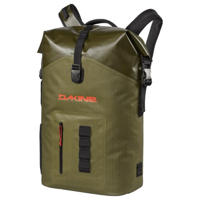 Dakine Unisex Dark Olive One Size Cyclone Wet/Dry Rolltop 34L Backpack - 10004071-DARKOLIVE