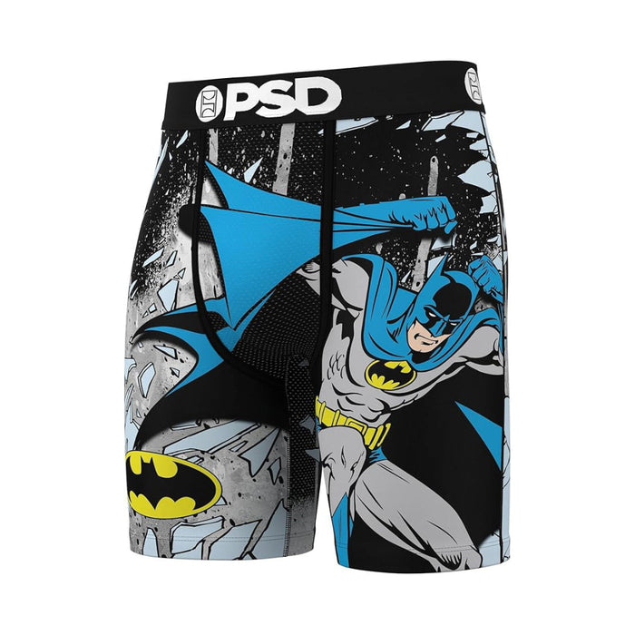 PSD Men's Multicolor Batman Shatter Boxer Briefs Large Underwear - 324180119-MUL-L