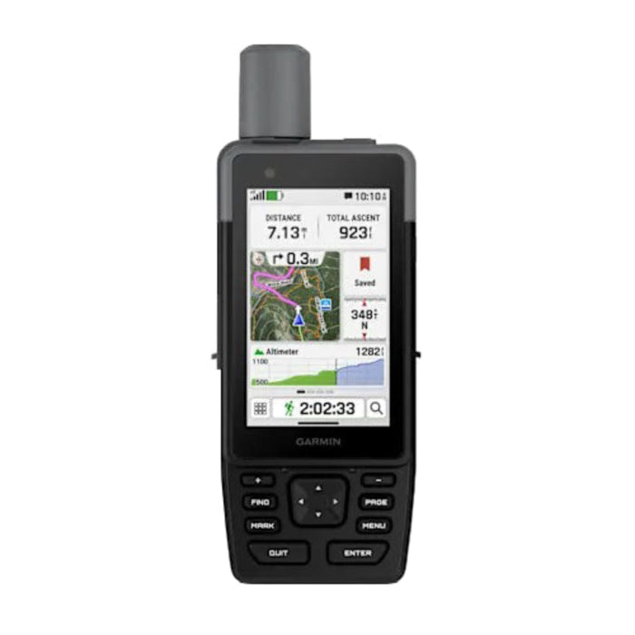 Garmin® GPSMAP® H1 Unisex Black Durable IP67 Water Rating Long Battery Life Built-in Flashlight Preloaded Maps Premium GPS Handheld Navigator with Color Touchscreen And Buttons - 010-02920-00