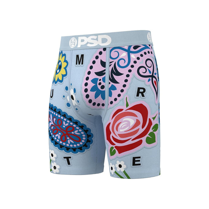 PSD Men's Multicolor Muerte Boxer Briefs Small Underwear - 125180090-MUL-S