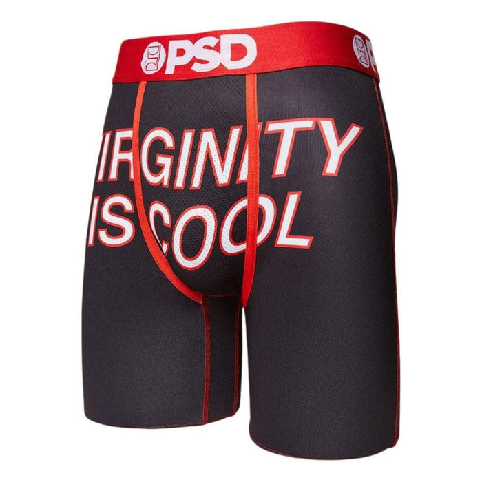 PSD Men's Red Virginity is Cool Print Boxer Briefs Extra Large Underwear - 42011040-RED-XL