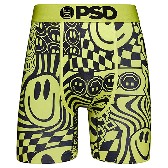 PSD Men's Yellow Neon Smiles Boxer Briefs Extra Large Underwear - 123180096-YEL-XL