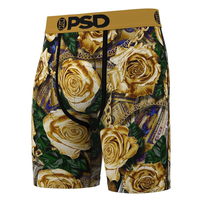 PSD Men's Multicolor Golden Petals Boxer Briefs Extra Large Underwear - 425180040-MUL-XL