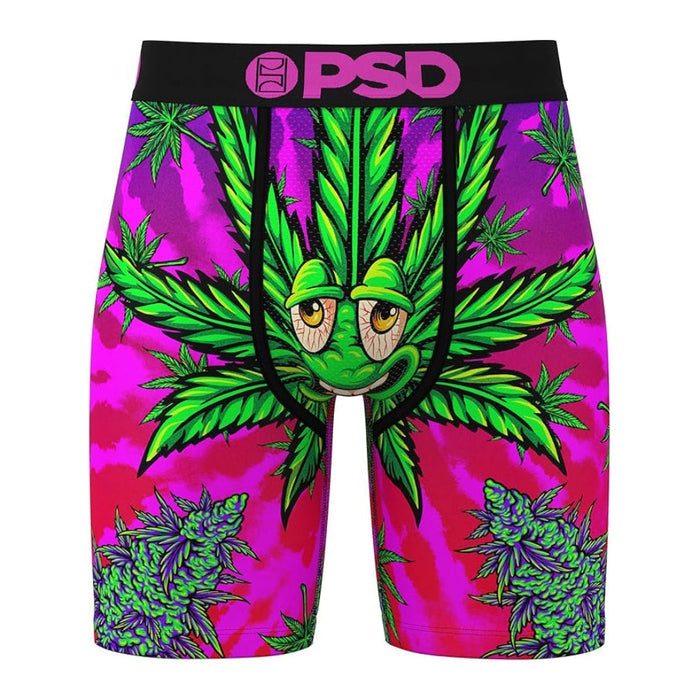 PSD Men's Multicolor Weed Budz Boxer Briefs Small Underwear - 424180091-MUL-S