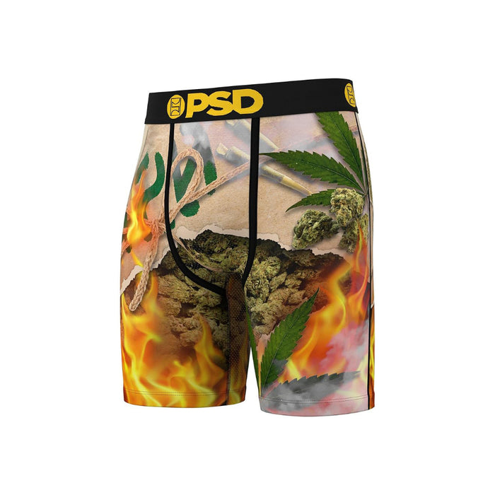 PSD Men's Multicolor Burn Em Up Boxer Briefs Large Underwear - 125180100-MUL-L