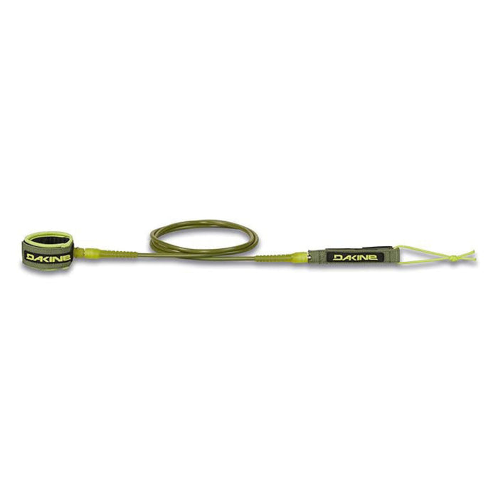Dakine Unisex Utility Green One Size Kainui Team 7Ft X 1/4In Surf Leash - 10002904-UTILITYGREEN