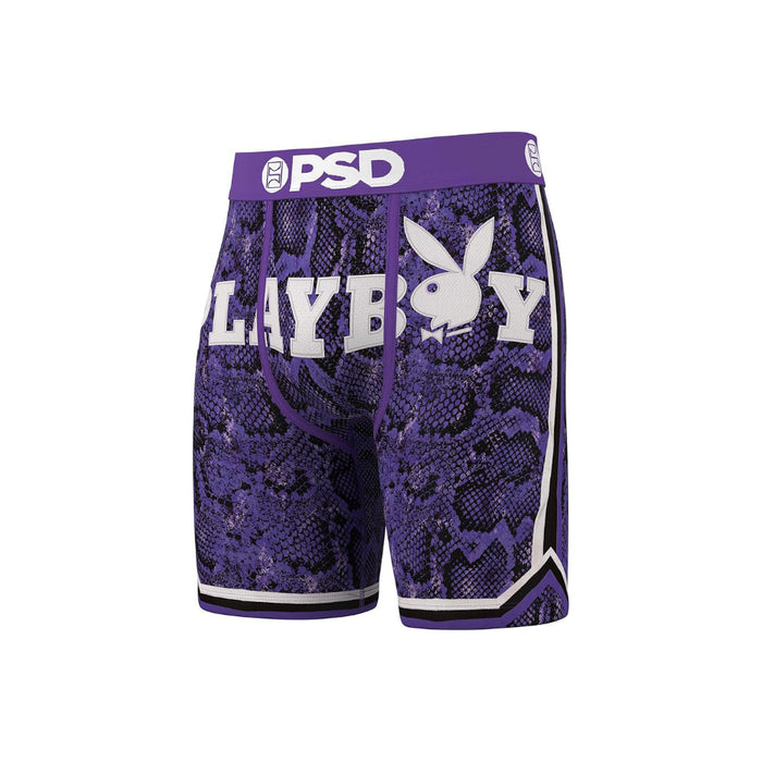 PSD Men's Multicolor Playboy Skins 7 Inch Inseam Moisture-Wicking 4-Way Stretch Boxer Brief Large Underwear - 424180008-MUL-L