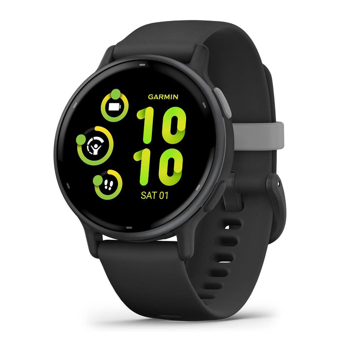 Garmin vivoactive 5 Black Health and Fitness with AMOLED Display Up to 11 Days of Battery Life GPS Smartwatch - 010-02862-10