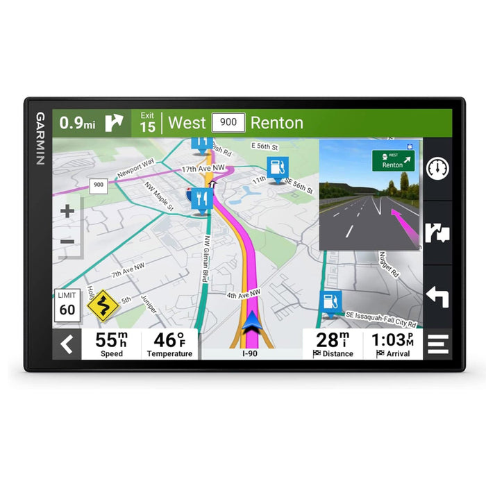 Garmin DriveSmart 86 Unisex Black Bright Crisp High-Resolution Maps And Garmin Voice Assist 8-Inch Car GPS Navigator - 010-02471-00