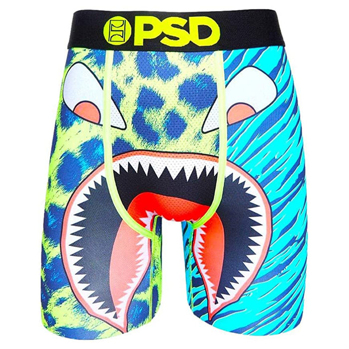 PSD Men's Warface Neon Cats Blue Boxer Briefs Extra Large Underwear - 122180003-BLU-XL