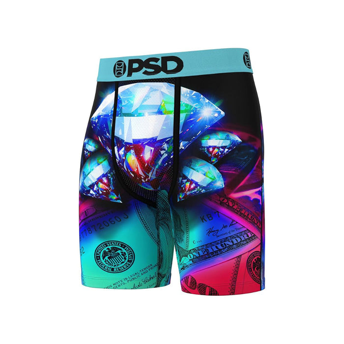 PSD Men's Multicolor Diamond Pentad Boxer Briefs Medium Underwear - 125180054-MUL-M