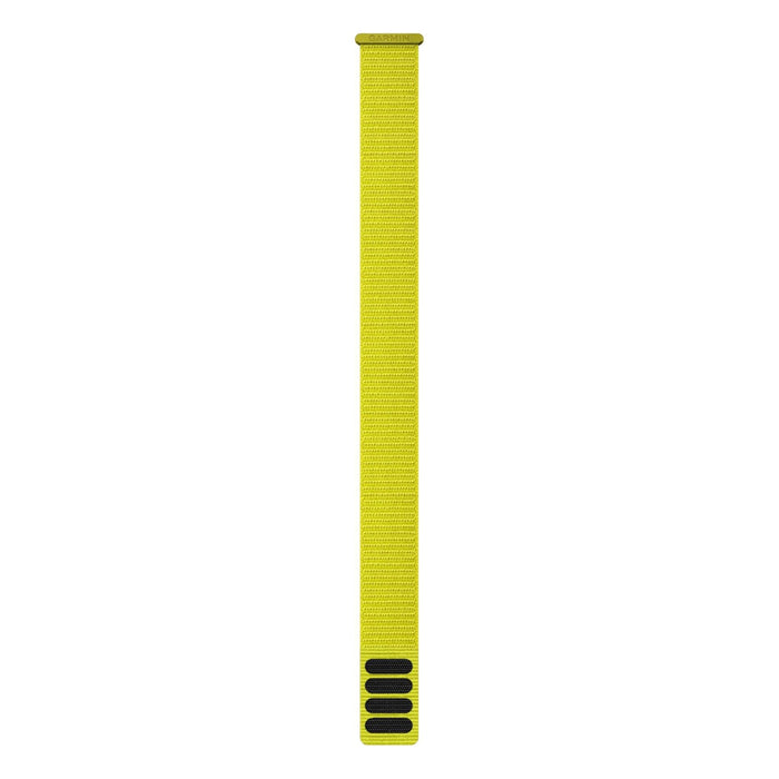 Garmin Unisex Amp Yellow 22MM UltraFit Nylon Watch Band - 010-13306-15