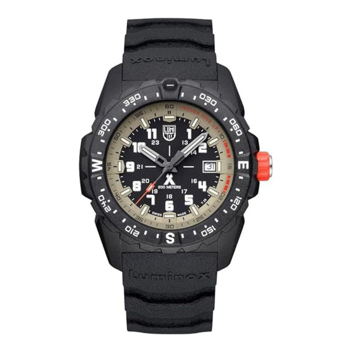 Luminox Unisex Beige Dial Rubber Band Bear Grylls Survival Mountain 3730 Series Swiss Quartz Watch - XB.3731
