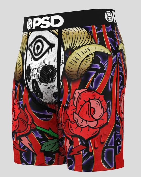 PSD Men's Multicolor Bones Boxer Briefs Large Underwear - 224180065-MUL-L
