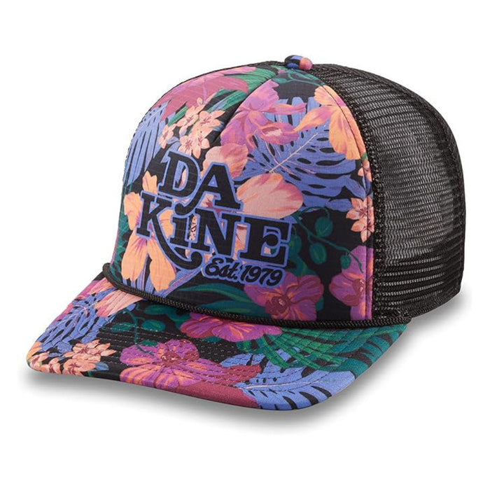 Dakine Unisex Black Tropidelic Vacation Trucker One Size Hat - 10004056-BLACKTROPIDELIC