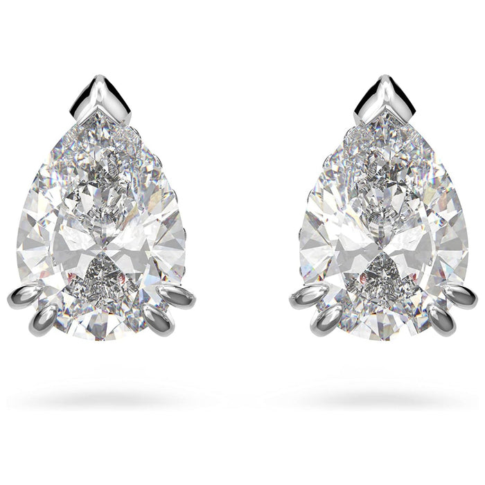 Swarovski Women's Millenia Crystal Jewelry Collection Clear Trilliant & Pear Cut Crystals Rhodium Tone Finish Earring - 5636713